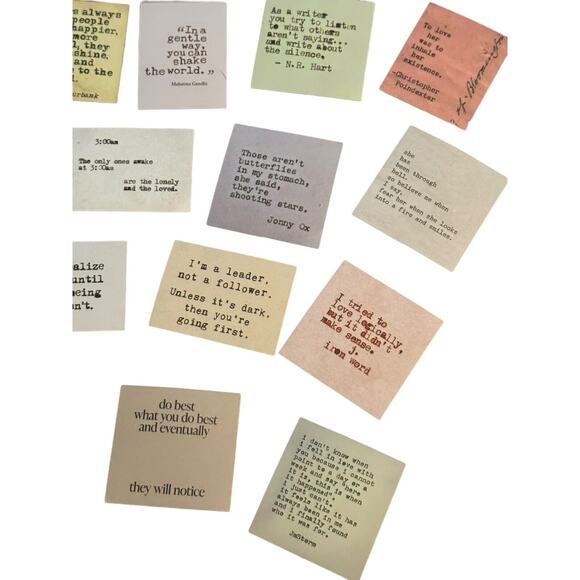 Inspirational Quotes Stickers Lot Of 30 Journaling Cup Laptop Locker Happiness - Picture 4 of 10